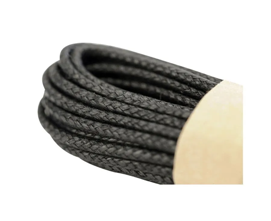 2 pairs of Black shoelaces for boots shoes