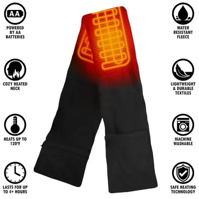 Adult ActionHeat AA Battery Heated Scarf