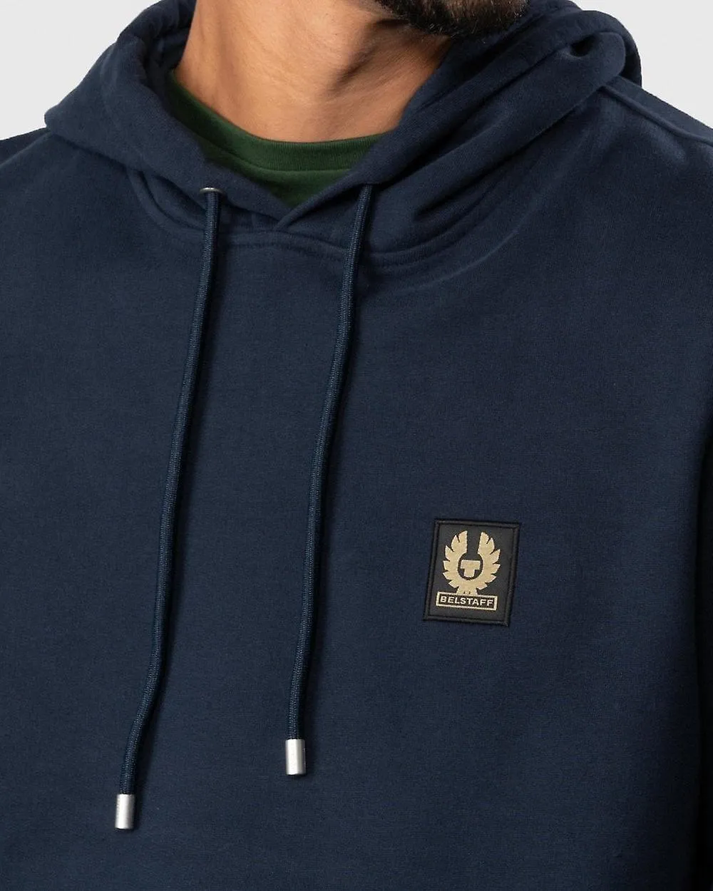 Belstaff Belstaff Mens Pullover Logo Patch Hoodie