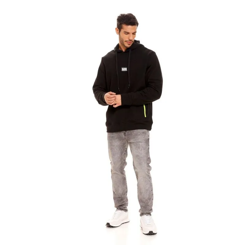 Buzo Hoodie Cerrado Para Hombre Girbaud