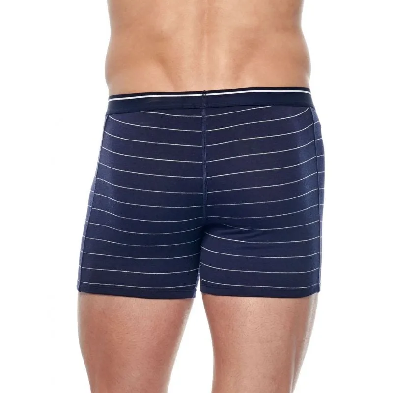 Calecon ICEBREAKER Anatomica Zone Boxers (Jet Heather) Men's