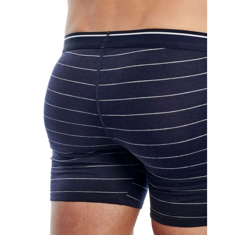 Calecon ICEBREAKER Anatomica Zone Boxers (Jet Heather) Men's