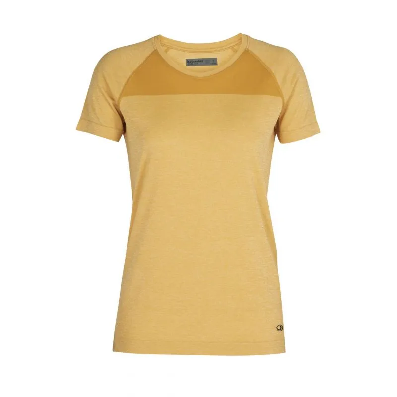 Camiseta de mujer Icebreaker Motion Seamless Ss Crewe (Safflower Hthr)