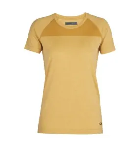 Camiseta de mujer Icebreaker Motion Seamless Ss Crewe (Safflower Hthr)