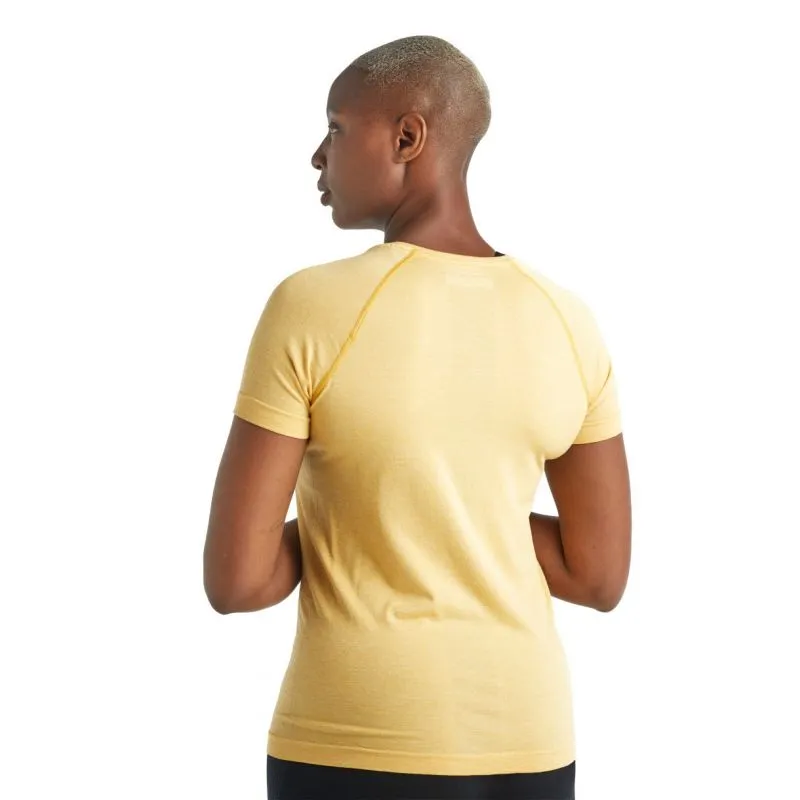 Camiseta de mujer Icebreaker Motion Seamless Ss Crewe (Safflower Hthr)