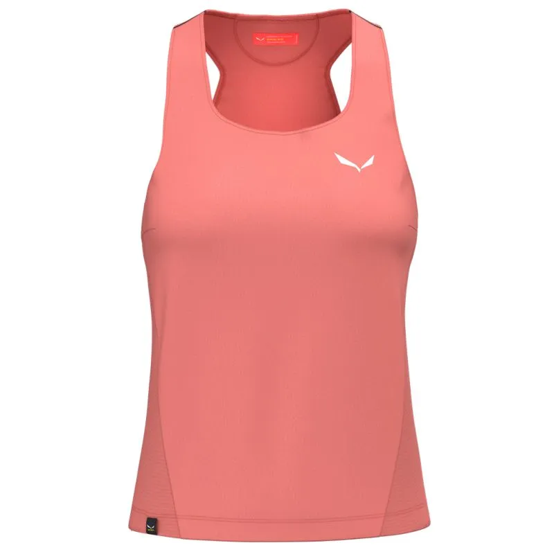 Camiseta de tirantes Salewa PEDROC DRY HYB TANKT (rosa lantana) Mujer