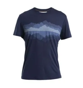 Camiseta Icebreaker Men Merino Core SS Tee Cook Reflected (MIDNIGHT NAVY) hombre