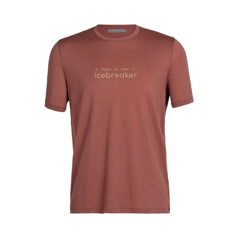 Camiseta Icebreaker Tech Lite Ii Ss Tee Nature Touring Clu (Grape) hombre