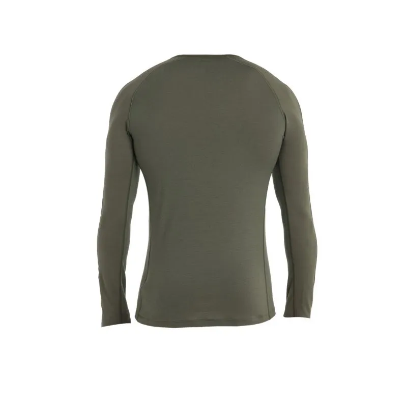 Camiseta técnica de hombre Icebreaker M ZoneKnit 200 LS Crewe (Loden/Ether/CB)