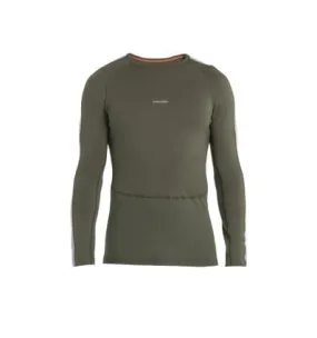 Camiseta técnica de hombre Icebreaker M ZoneKnit 200 LS Crewe (Loden/Ether/CB)