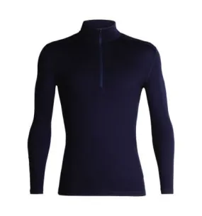 Capa base Icebreaker Mens 260 Tech Ls Half Zip (Midnight Navy) hombre