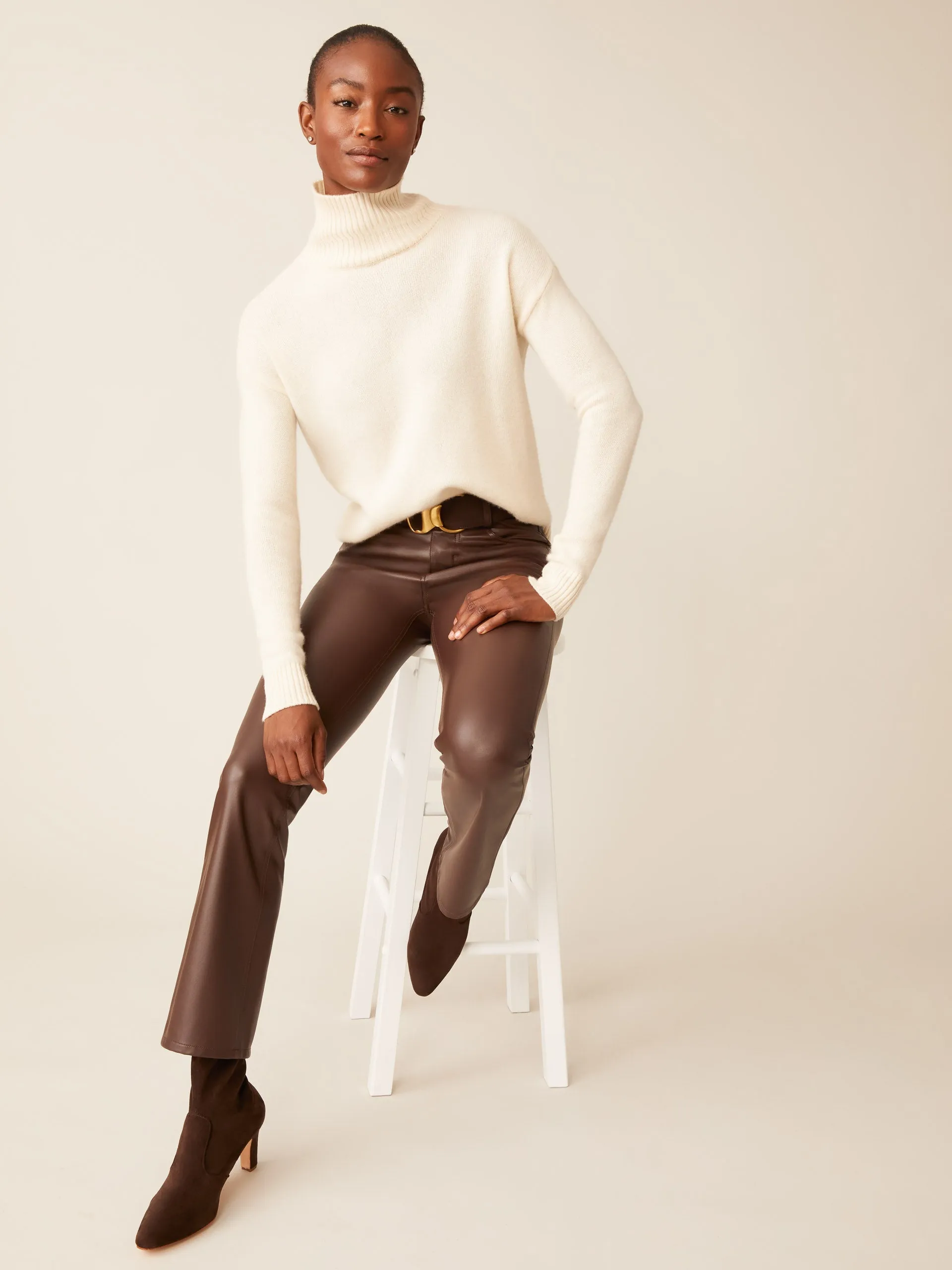 Clara Cashmere Turtleneck