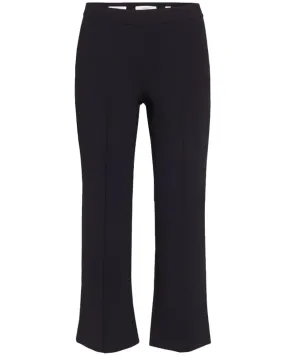 Coastal Mid Rise Pintuck Crop Flare Pant