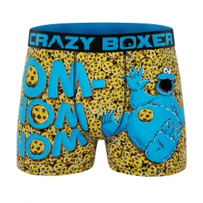 Crazy Boxers Sesame Street Cookie Monster Om-Nom Nom Calzoncillos Bóxer