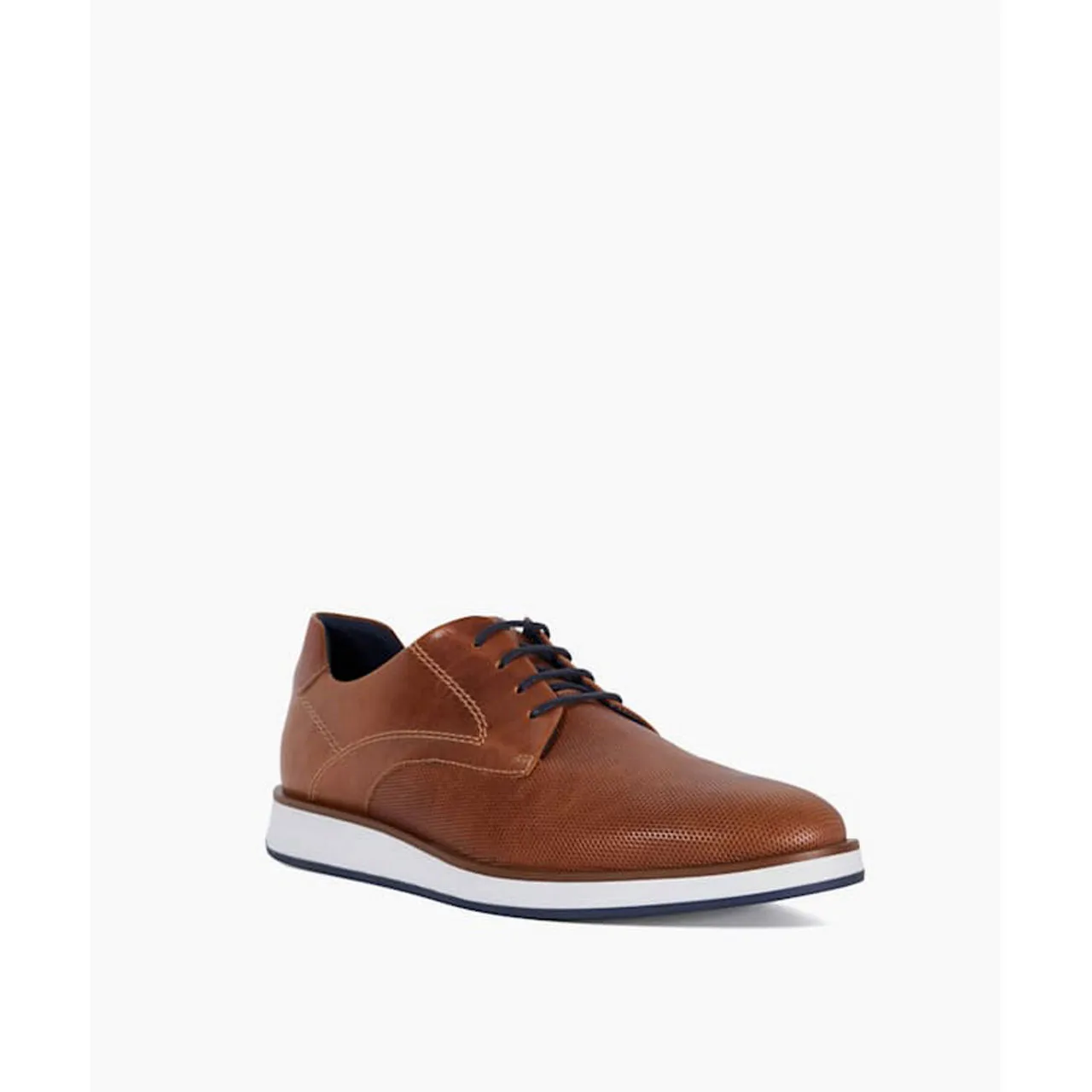 DUNE LONDON Beko Perforated Gibson Shoes - Brown