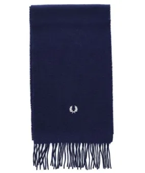 Fred Perry Navy Lambswool Scarf | Jules B