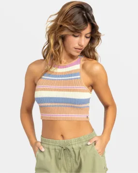 Fresh Moon Cropped Sweater Top