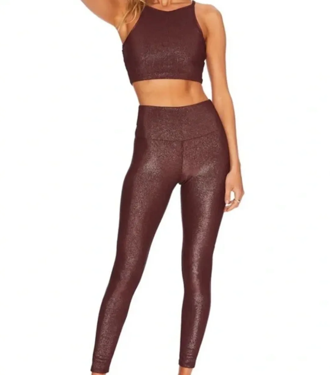 Glitter Chocolate Beach Riot Legging