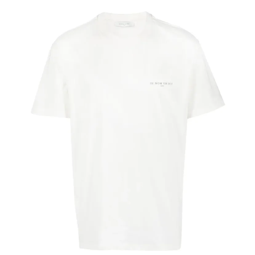 IH NOM UH NIT Paris Chest Logo Tee Off White NUS23201