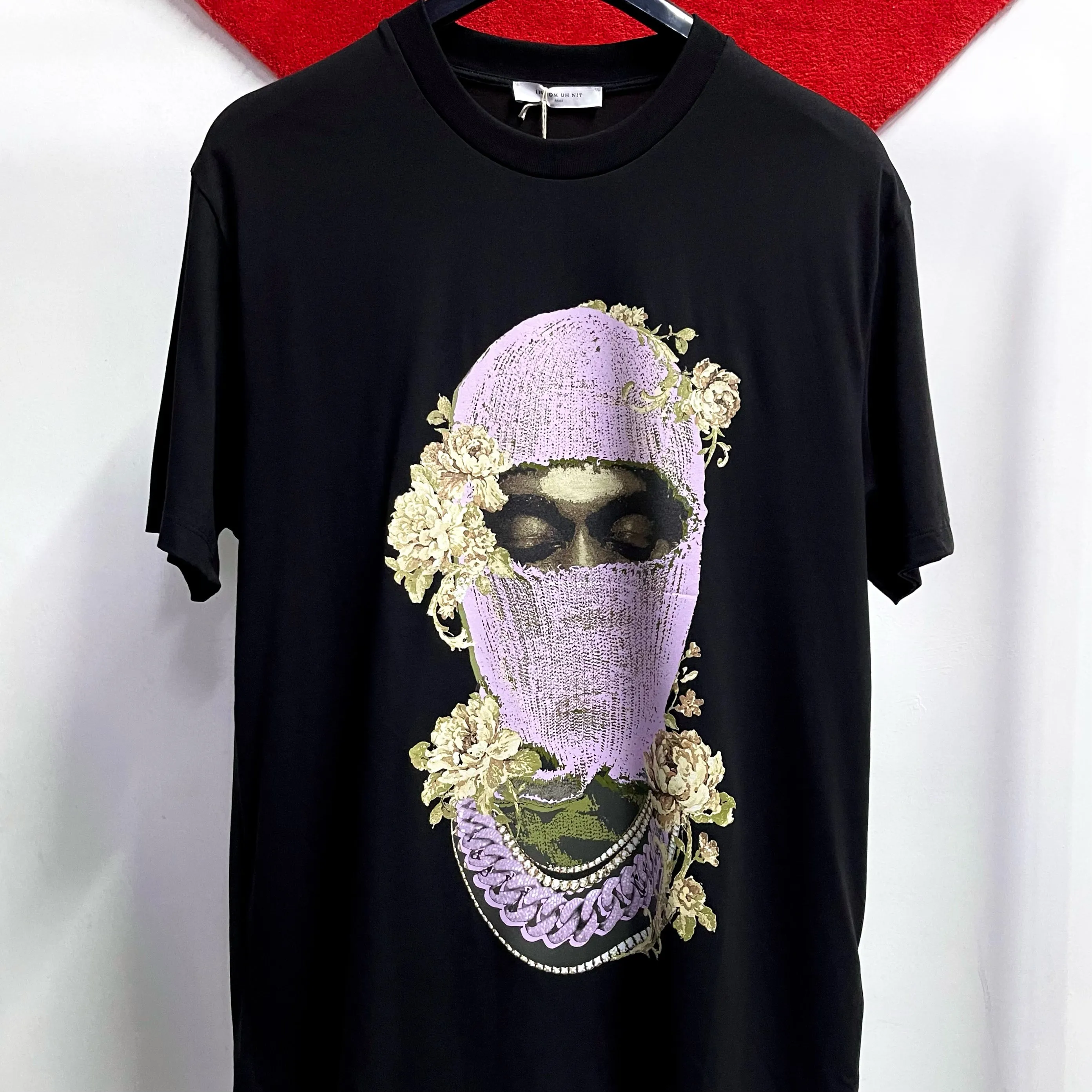 IH NOM UH NIT Paris Mask Roses Tee NUS23241