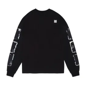 IISE Burnt Hanji L/S Tee Black