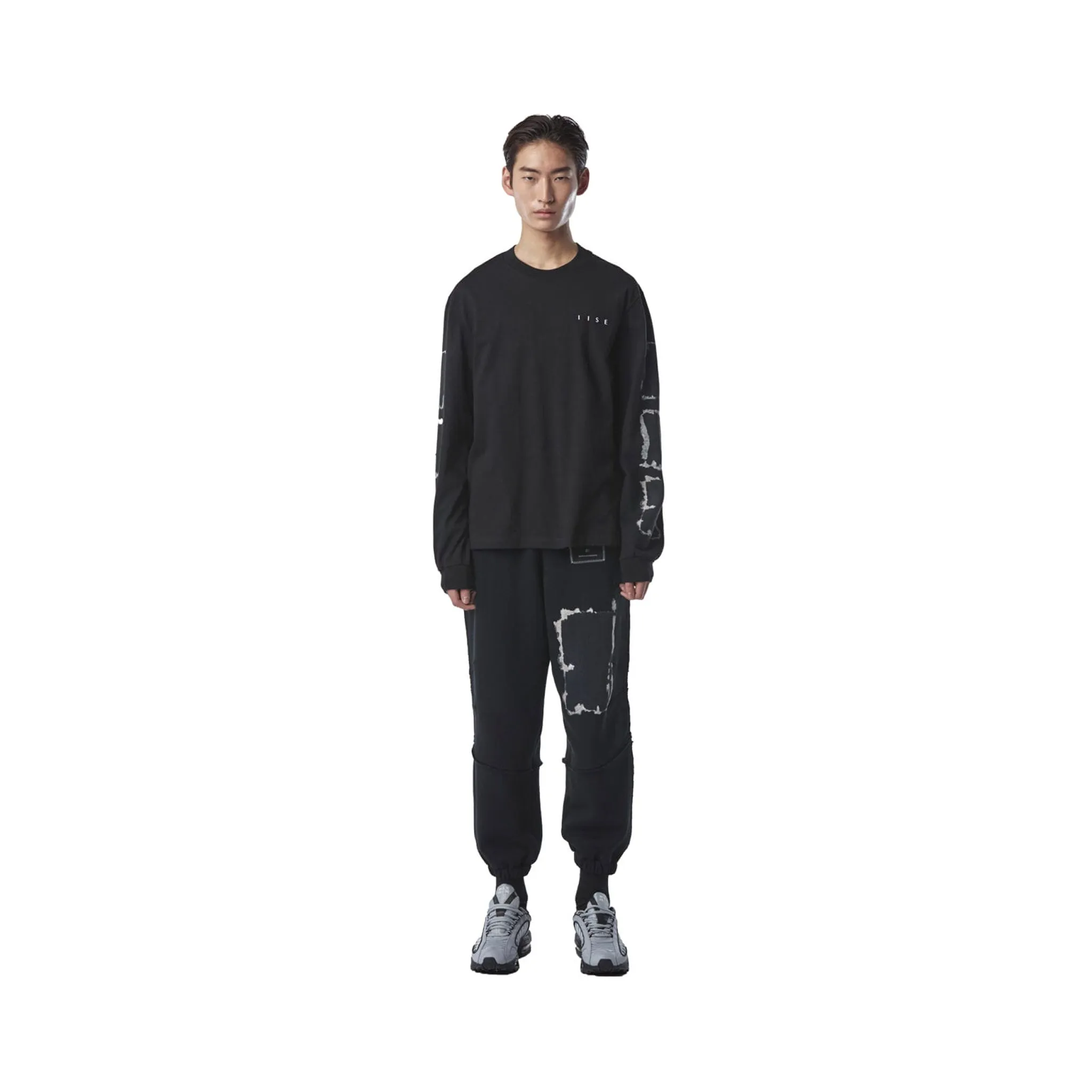 IISE Burnt Hanji L/S Tee Black