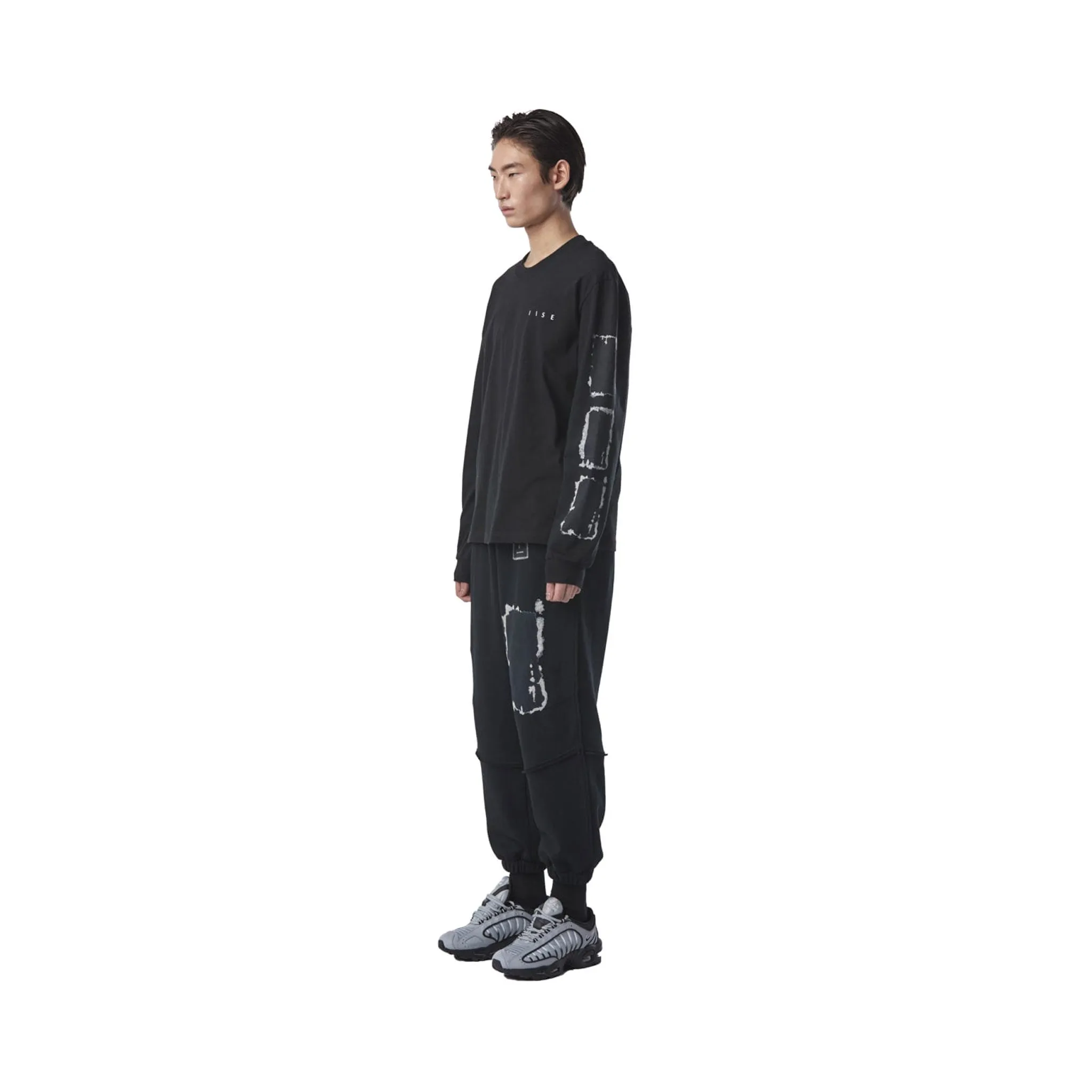 IISE Burnt Hanji L/S Tee Black