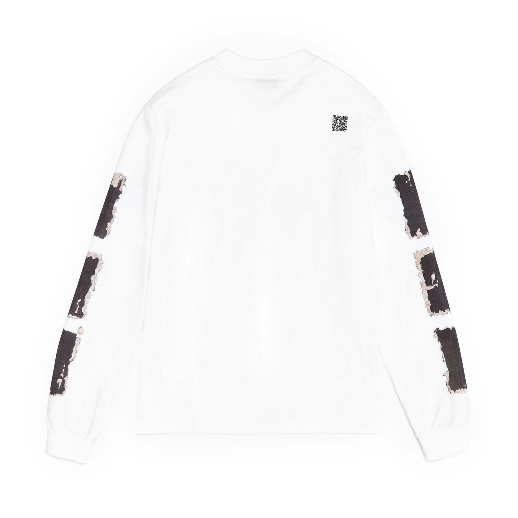 IISE Burnt Hanji L/S Tee White