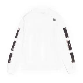 IISE Burnt Hanji L/S Tee White