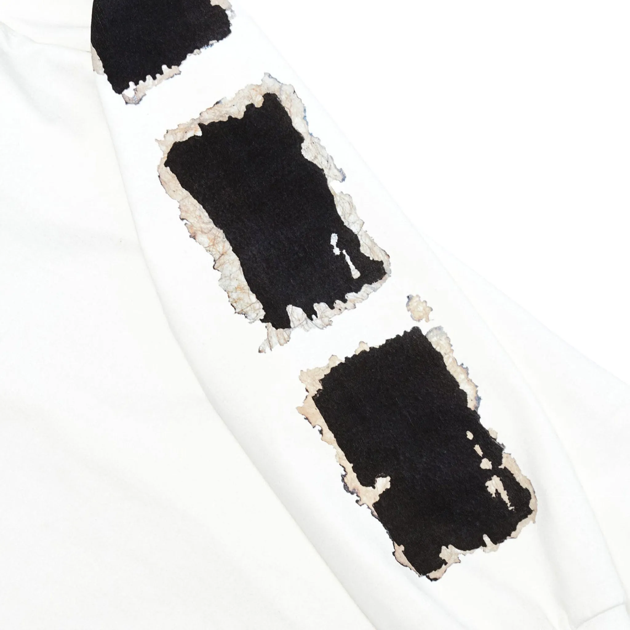 IISE Burnt Hanji L/S Tee White