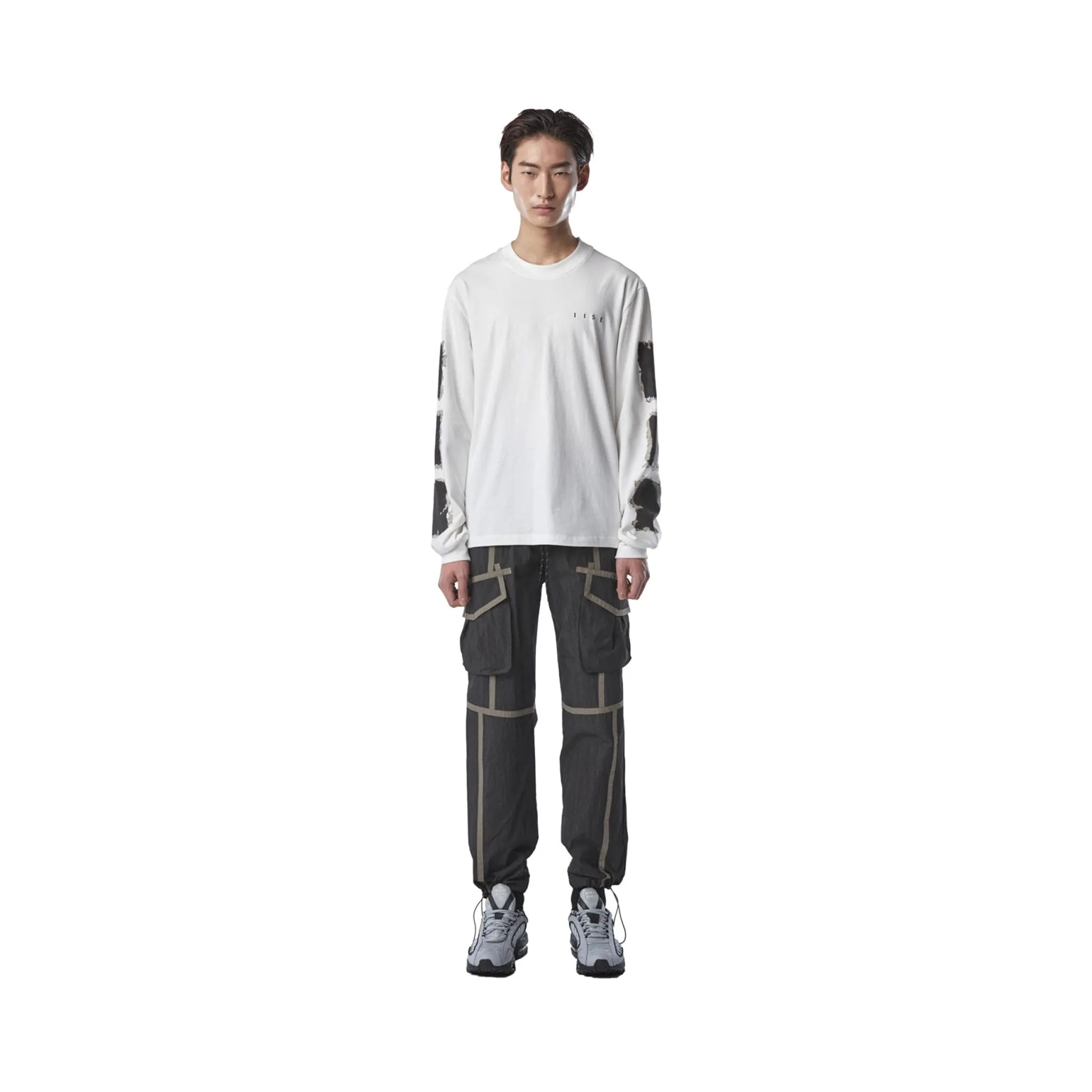 IISE Burnt Hanji L/S Tee White