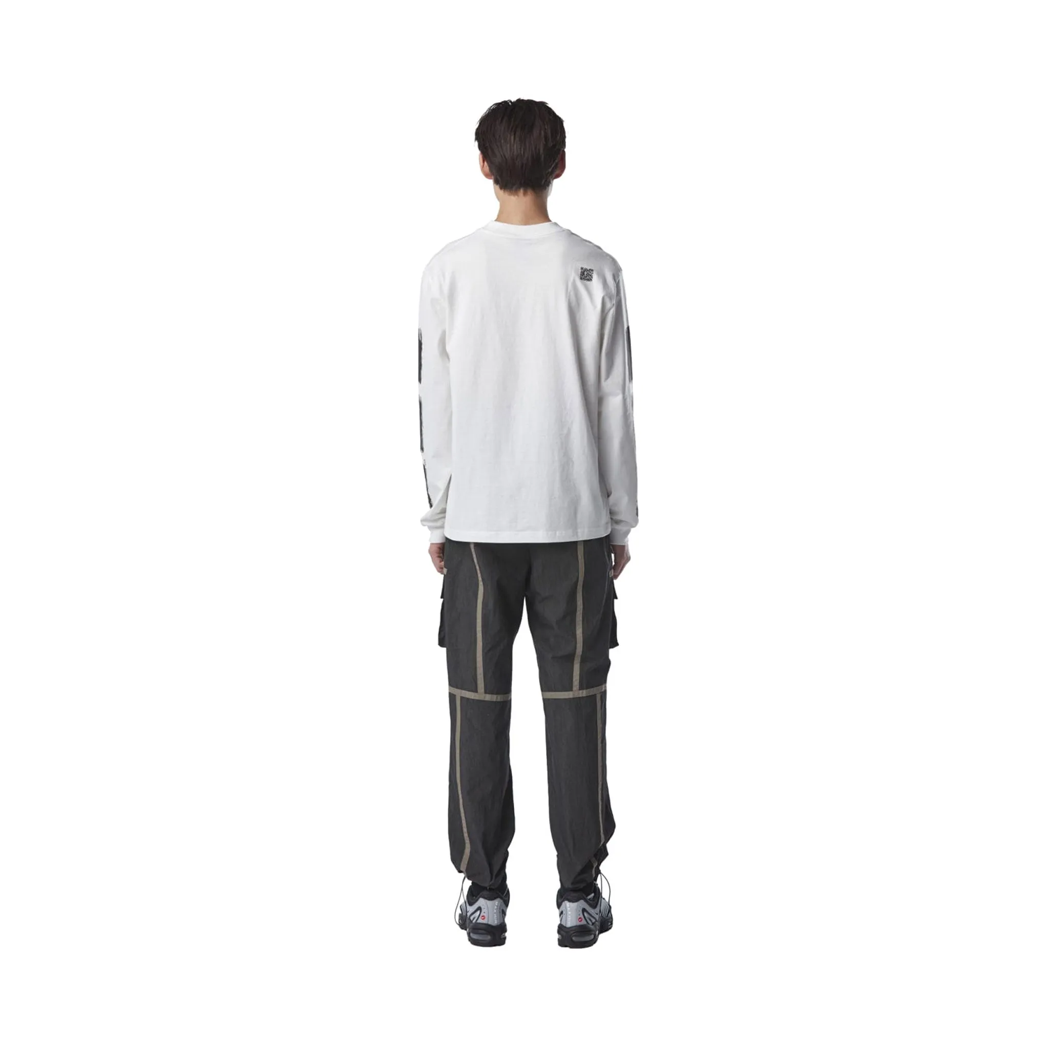 IISE Burnt Hanji L/S Tee White