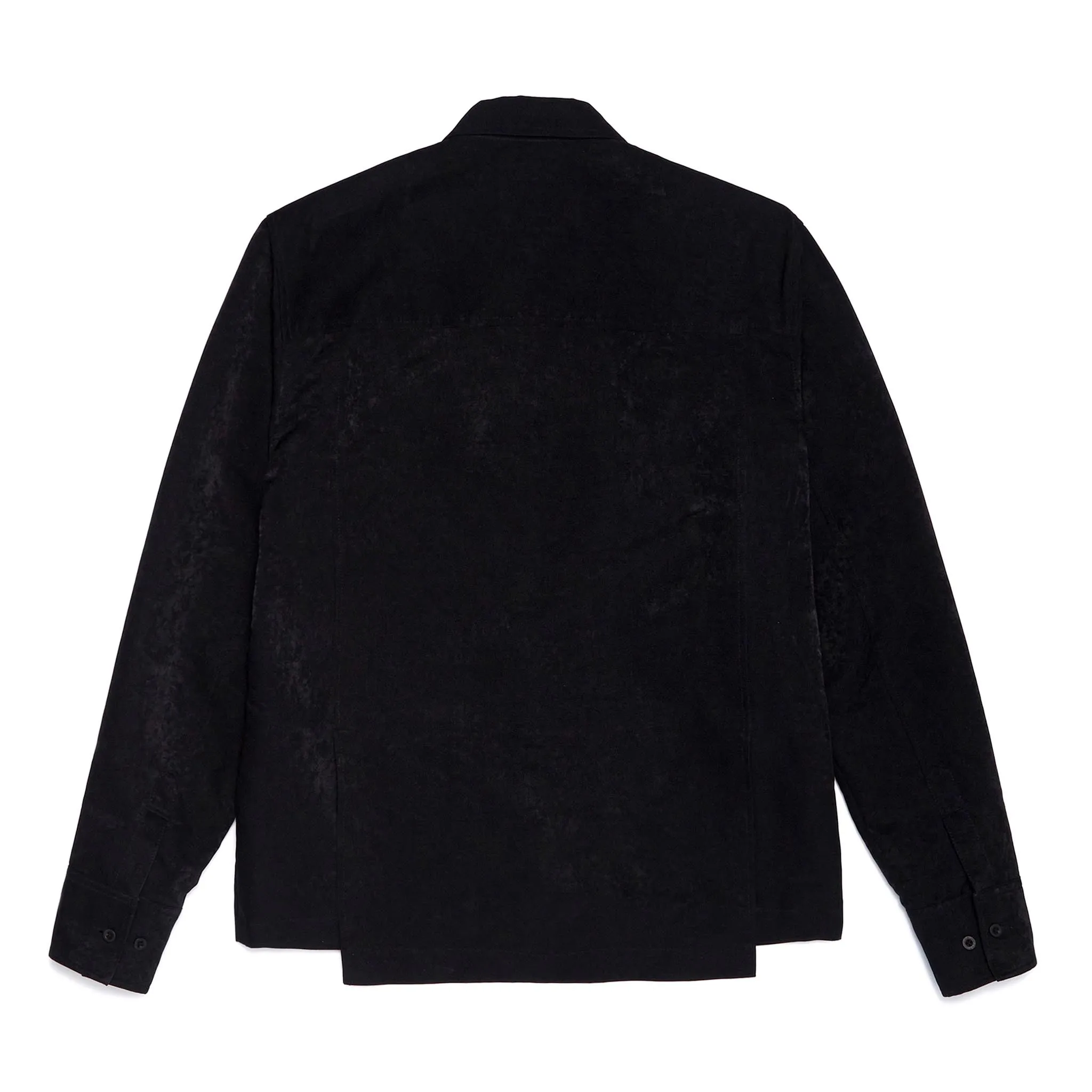 IISE Utility Long Sleeve Overshirt Black