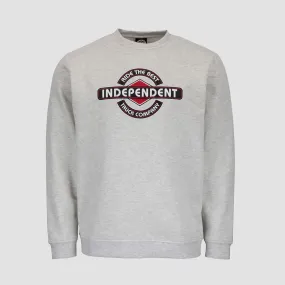 Independent RTB Bar Crew Sweat Athletic Heather