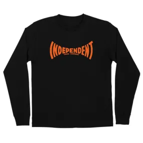 Independent Skateboard Trucks Longsleeve Shirt Span Black/Orange