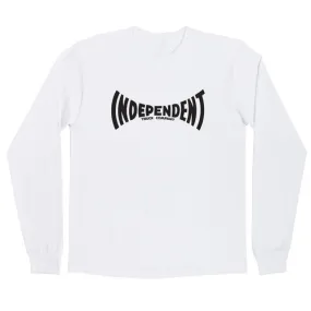 Independent Skateboard Trucks Longsleeve Shirt Span White