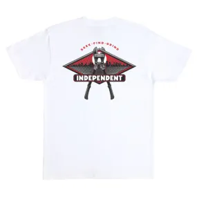 Independent Skateboard Trucks Shirt Keys to the City White