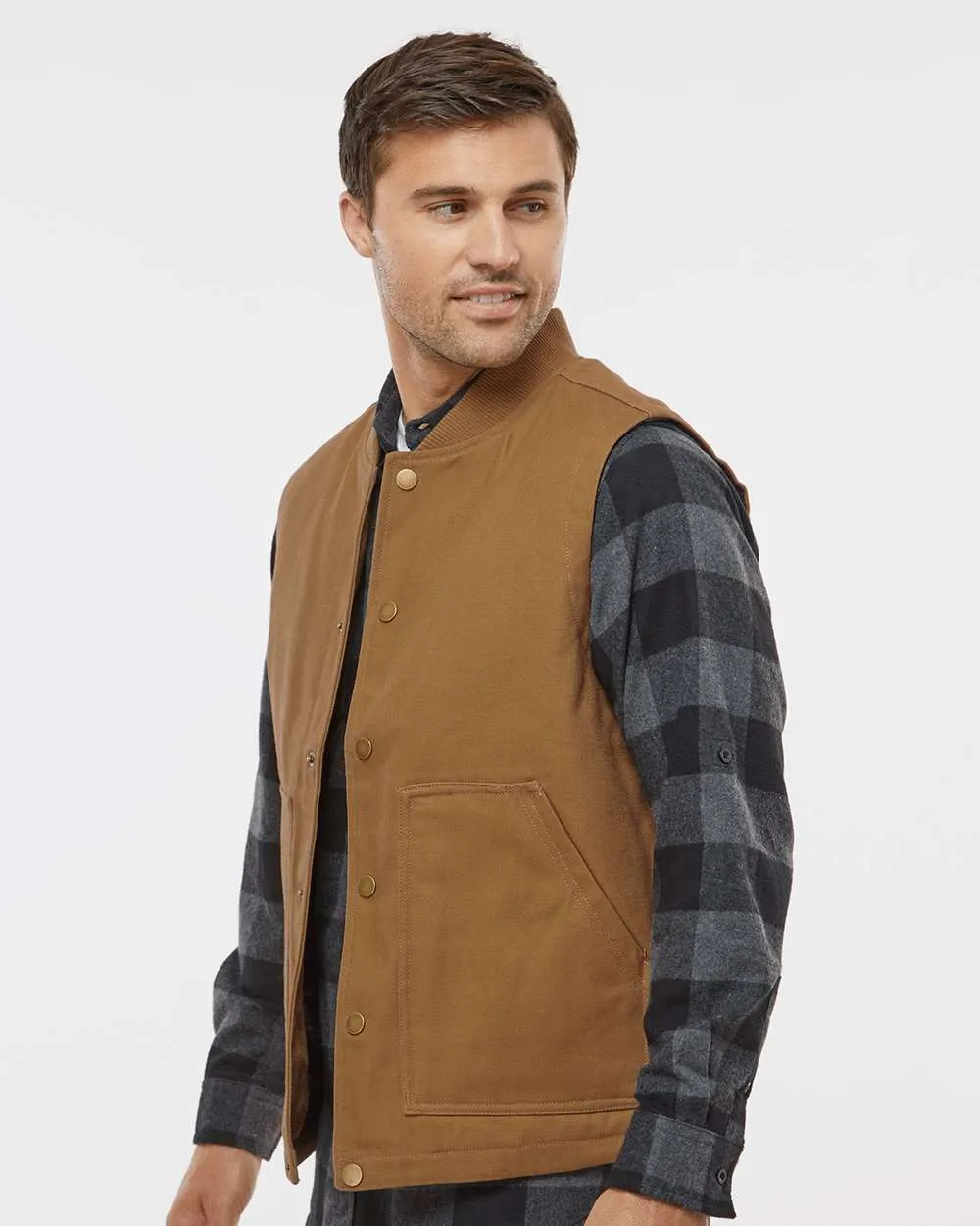 Independent Trading Co. EXP560V Insulated Canvas Workwear Vest