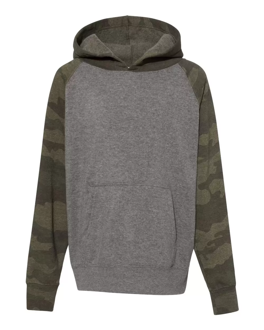 Independent Trading Co. PRM15YSB Youth Raglan Hoodie SKU: PRM15YSB