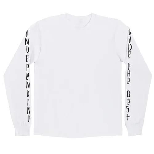 Independent Trucks Longsleeve Shirt Tony Hawk Transmission White