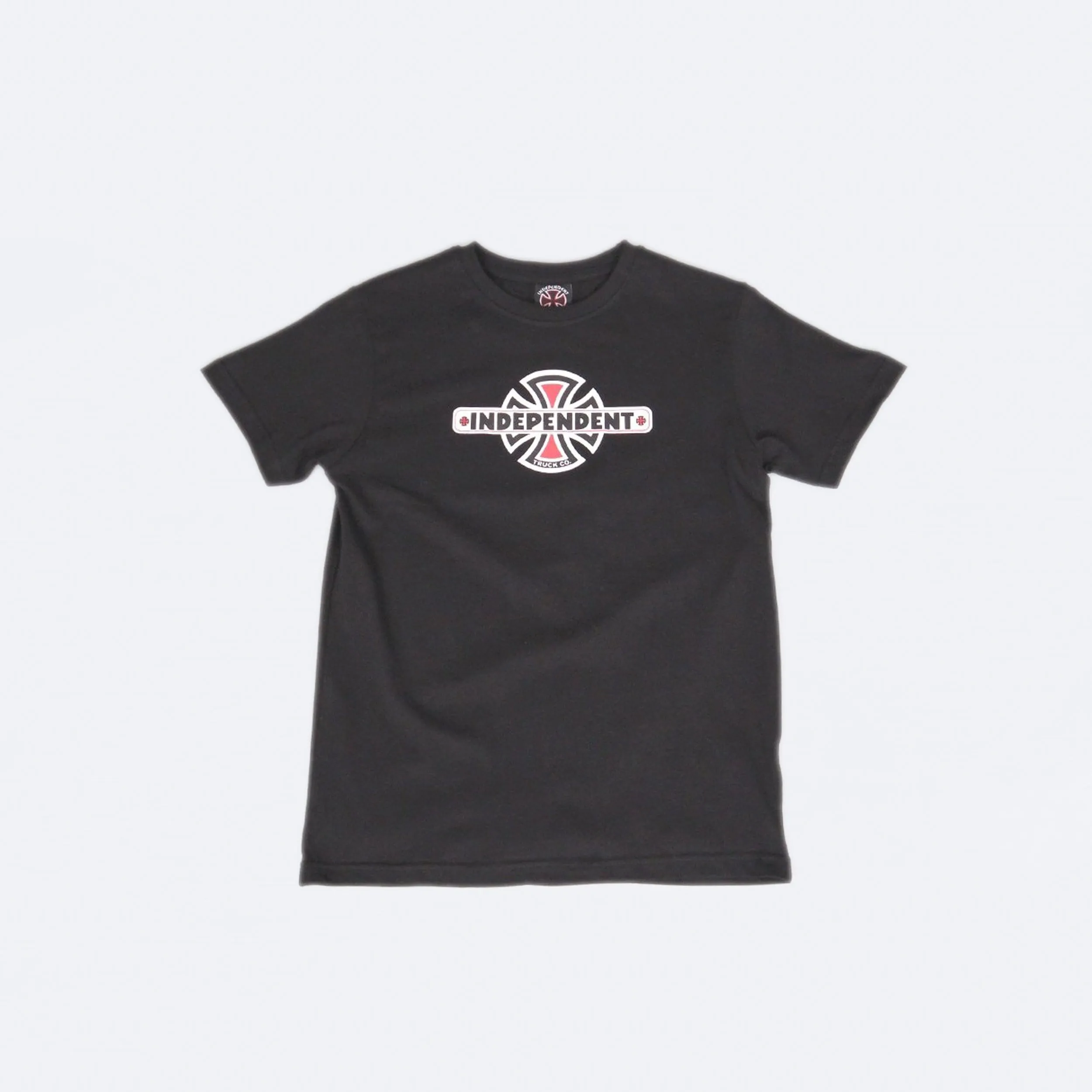 Independent Vintage Cross Youth T-Shirt Black from Slam City Skates London UK