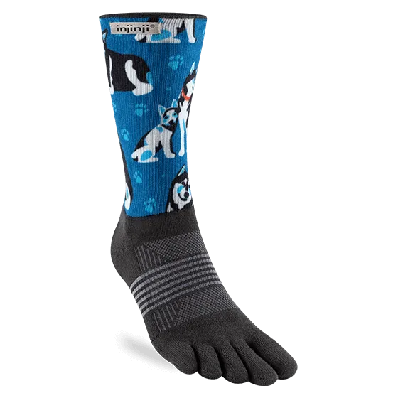 Injinji Artist Designed Women's Crew Toesocks