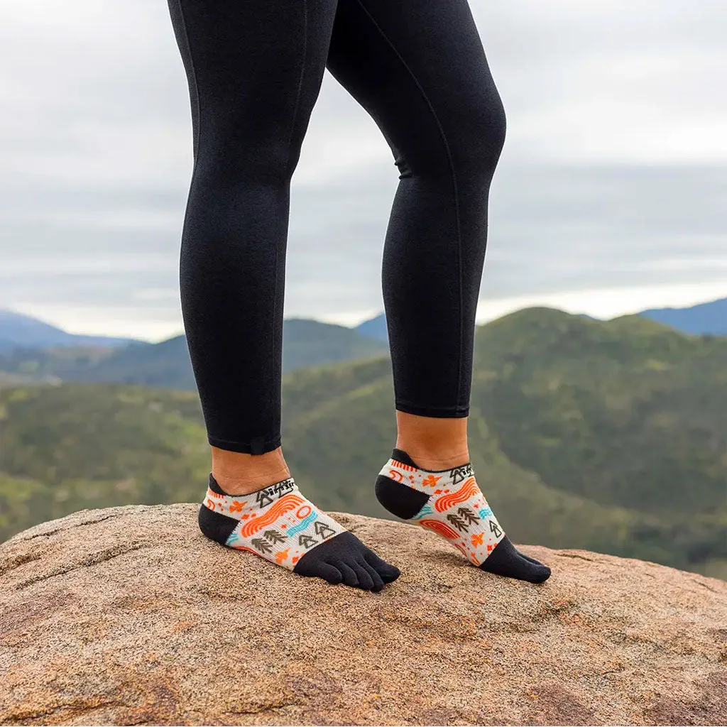 Injinji Artist Designed Women's No-Show Toesocks