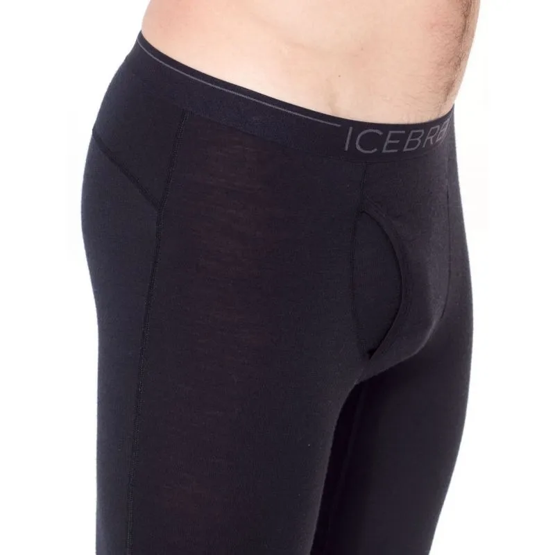 Leggings para hombre 200 Oasis Leggings W Fly Icebreaker (Black/Monsoon)