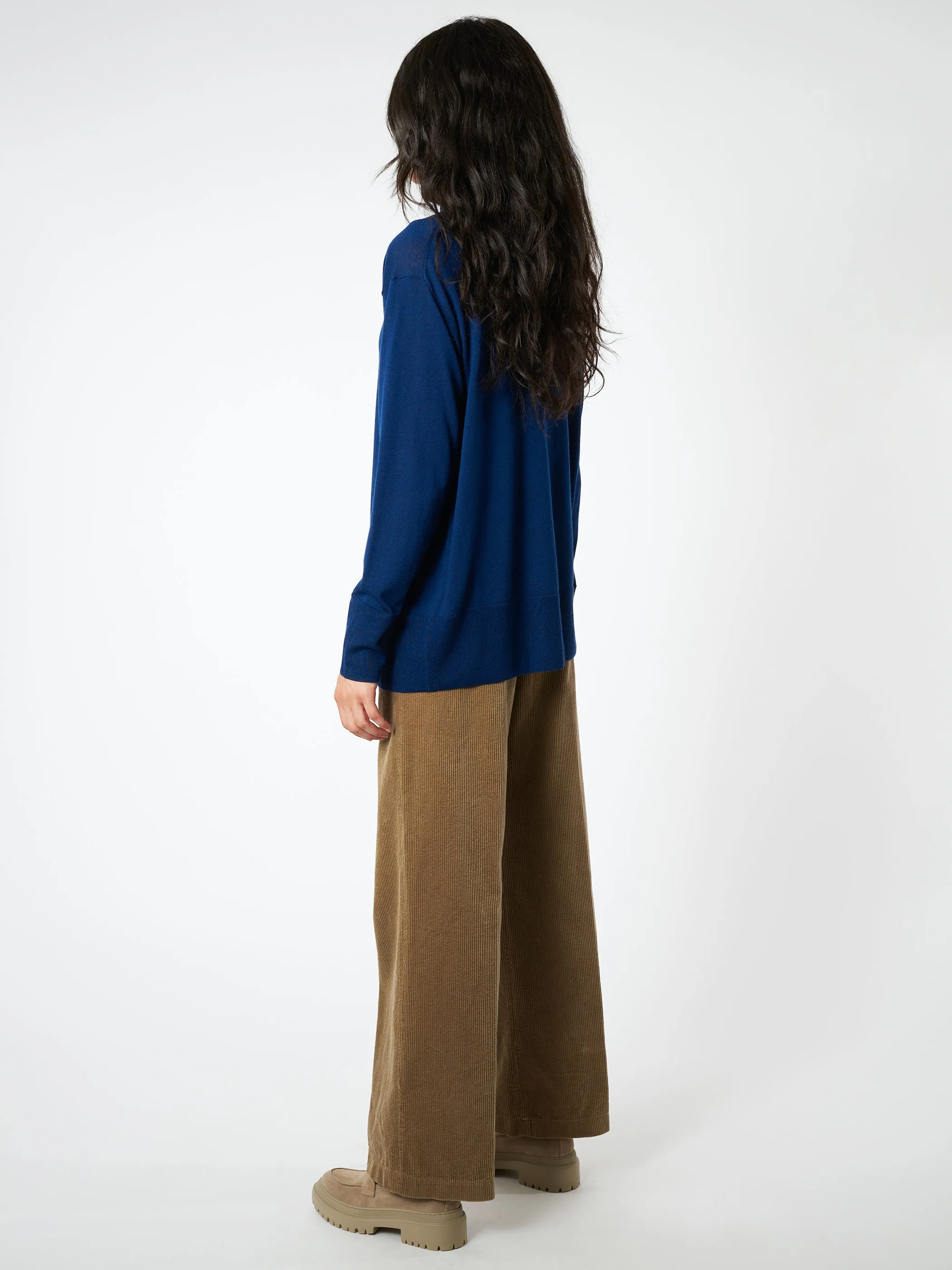 Loose Fit Merino Wool Turtleneck