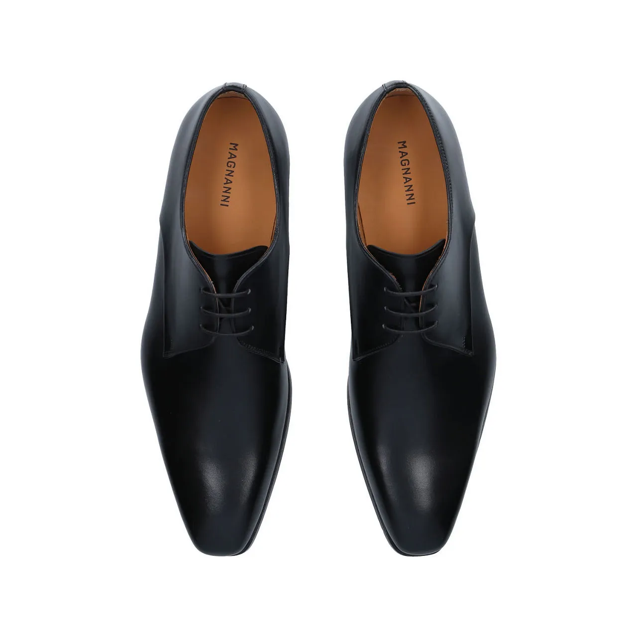 MAGNANNI Plain Derby Shoes - Black