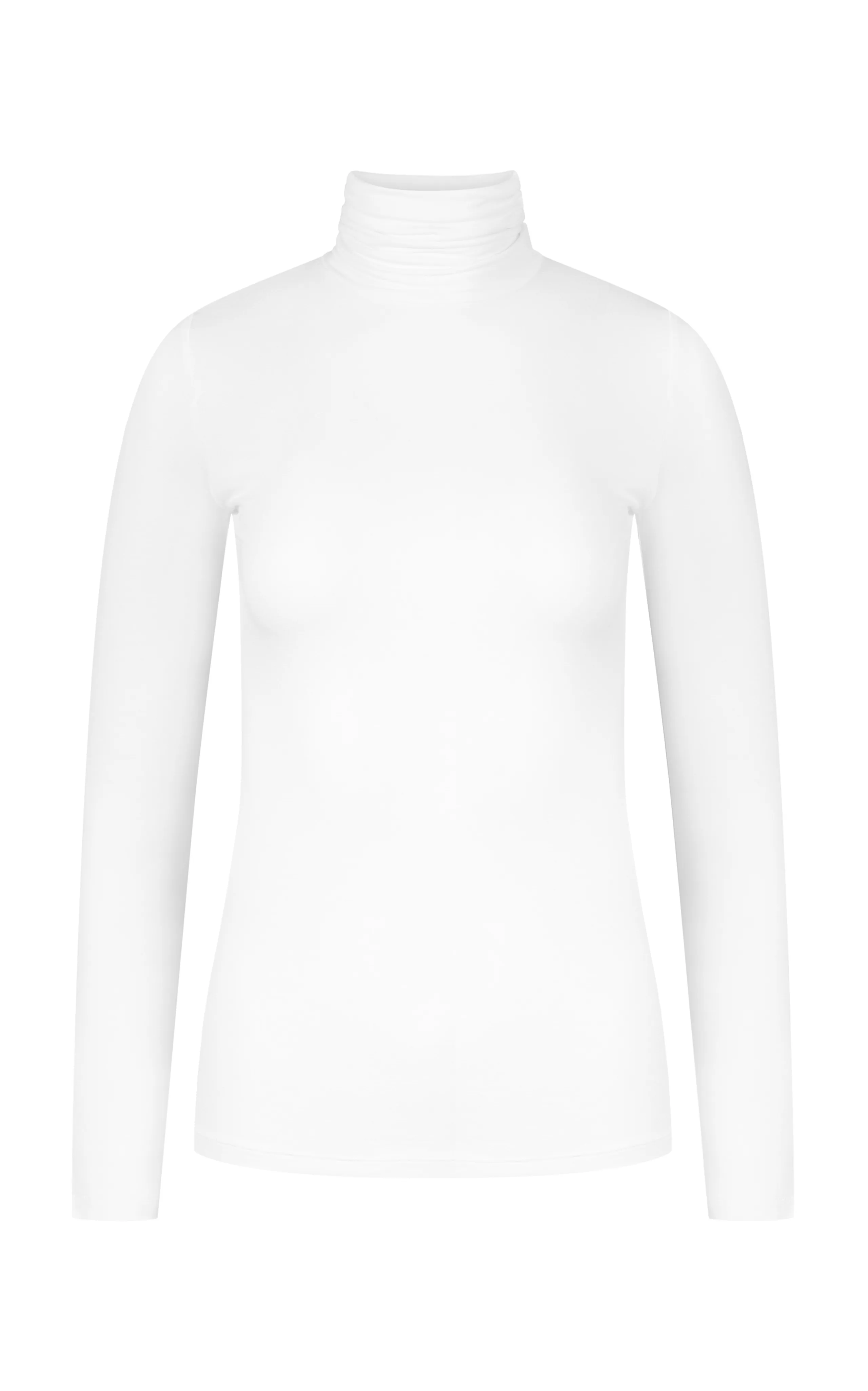 MAJESTIC FILATURES Turtleneck Cotton-Cashmere Turtleneck Top