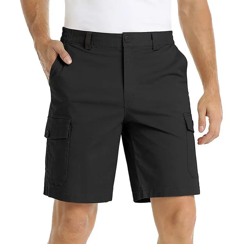 Men's Hiking Shorts Outdoor Travel Leisure Shorts  Black