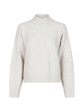 NEO NOIR SWEATER PAULINA KNIT BEIGE MELANGE