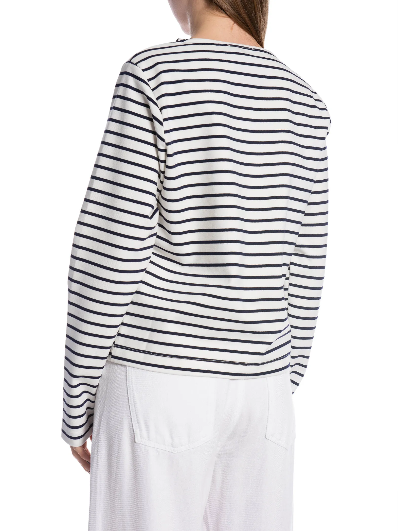 NEO NOIR TOP CLAUDIO STRIPE NAVY